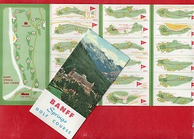 Vintage Scorecard BANFF SPRINGS GOLF COURSE Alberta Canada by S.Thompson 1928