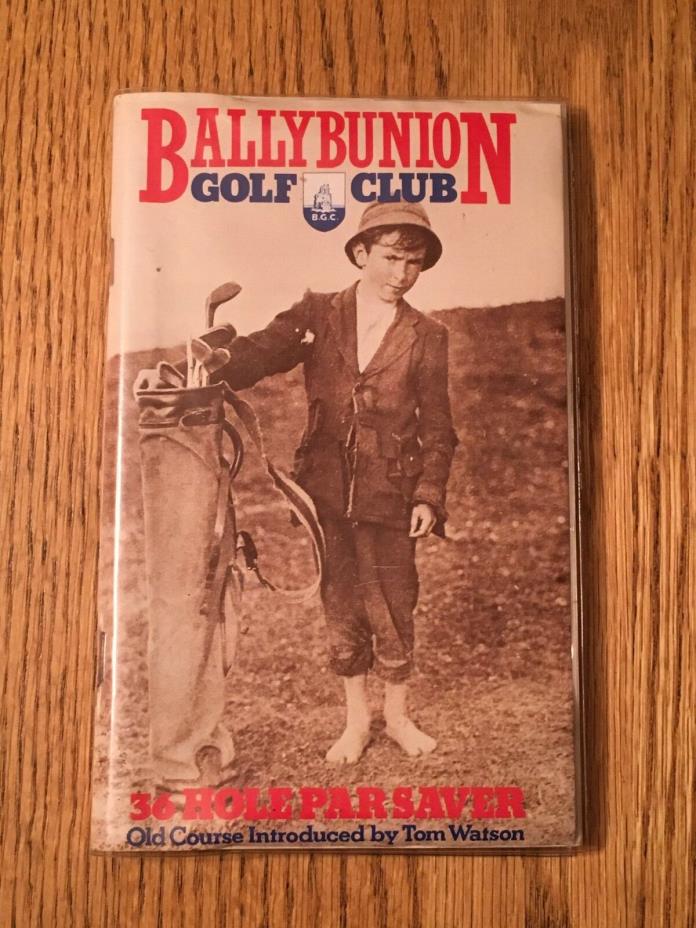 Vintage Rare 1980's Ballybunion Golf Club Golf Yardage Book - Kerry, Ireland
