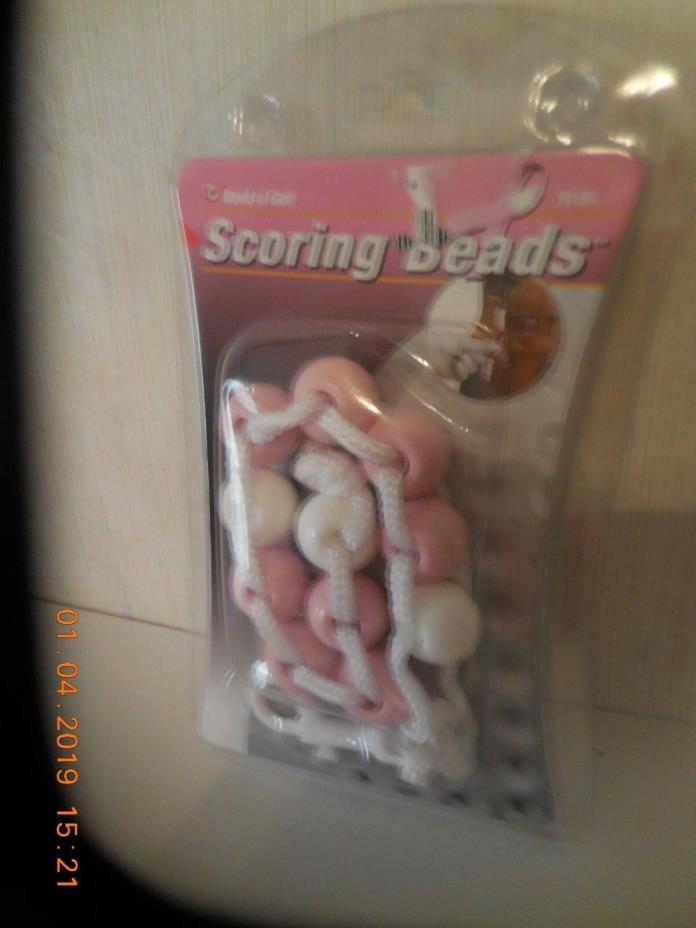 World Of Golf Pink White Scoring Beads