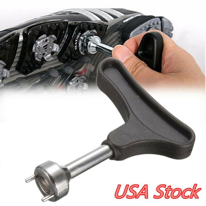 Spike Wrench Golf Shoes Spikes Cleats Removal Replacement Champ Handle US