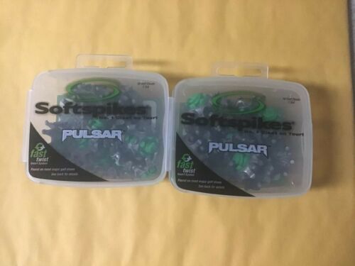 PULSAR FAST TWIST Softspikes Grey and Green Lot of 2 Boxes