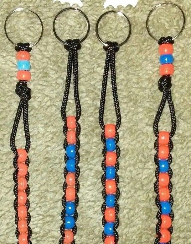 10 or 11 Bead Counter Disc Golf Birdie Beads Strokes Orange Blue choose design