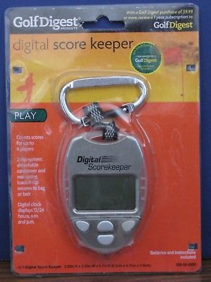 Golf Digest Digital Score Keeper - Target Exclusive 2007 - New on Card
