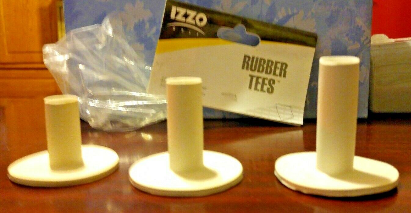 Izzo Golf 3 Pack of Rubber Tee Holder Range Practice 2