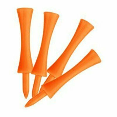 NUOLUX 100pcs Golf Tees Step-Down Tees 70mm - Orange