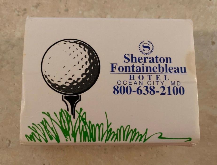 VTG 1990's Sheraton Fontainebleau Ocean City Golf Tees, Ball Marker & Divot Tool