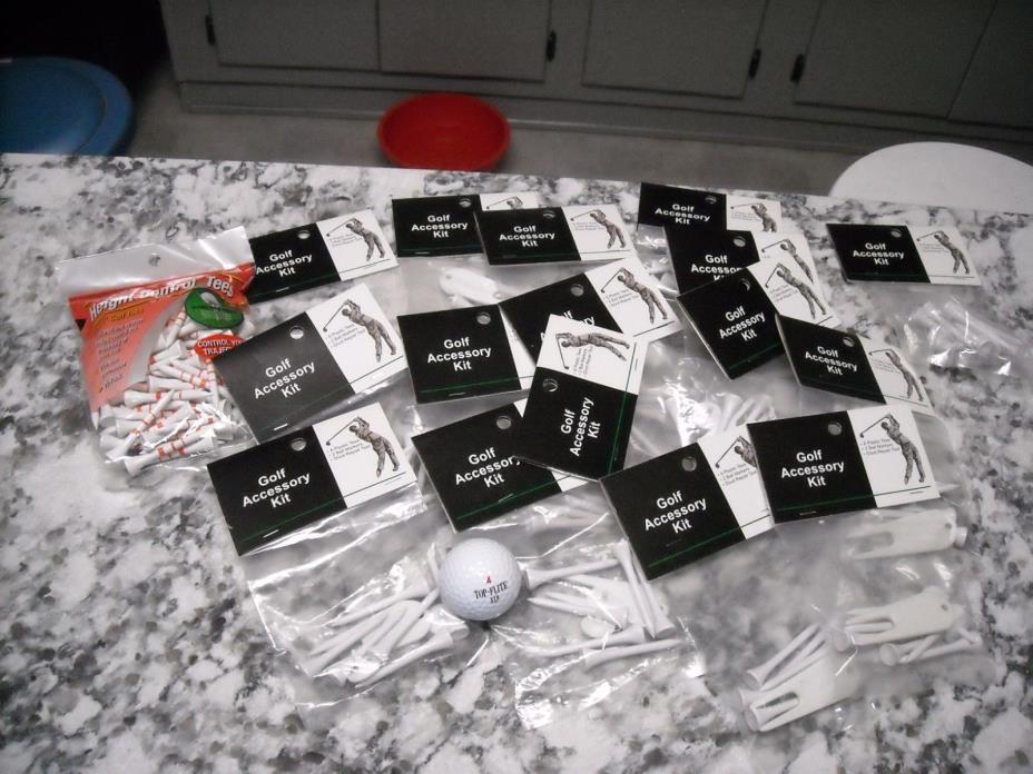 Lot of GOLF Hendrix Club Covers Tees Divot Markers New