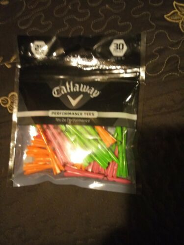 Callaway Golf Performance Tees 2 3/4 inch - 30 count - Neon Colored BRAND NEW