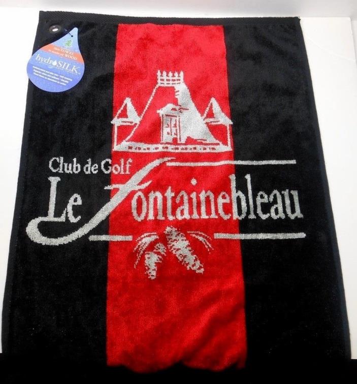 Le Fontainebleau Club de Golf Hydro Silk Golf Towel Made Of Recycled Pine Wood