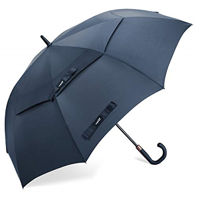 Promover 62 inch Classic Golf Umbrella Windproof Auto-Open Large Extra Oversized