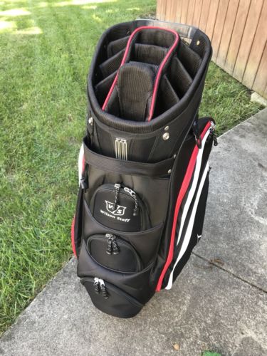 Wilson Staff Golf Cart Plus Bag 14 Way-7 Pockets NEAR MINT (Used 1 round) A++