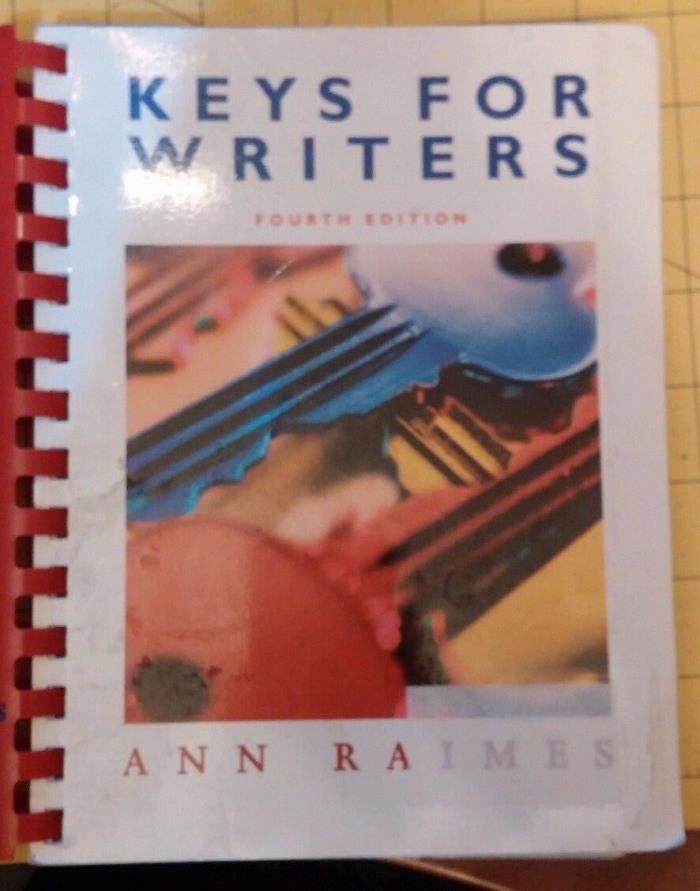 Keys for Writers: Student Text (4th Edition) by Raimes, Ann - w/ section tabs