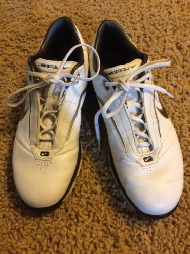Nike Air Academey Golf  ??  379244-191 Men’s US 11.5 White Grey Silver Leather