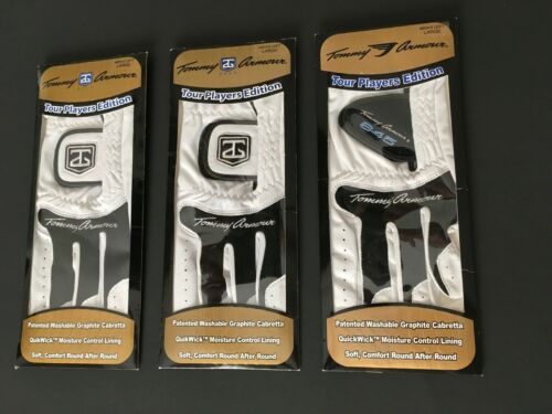 3 new pkgs. Tommy Armour men’s Tour Players Edition L golf gloves