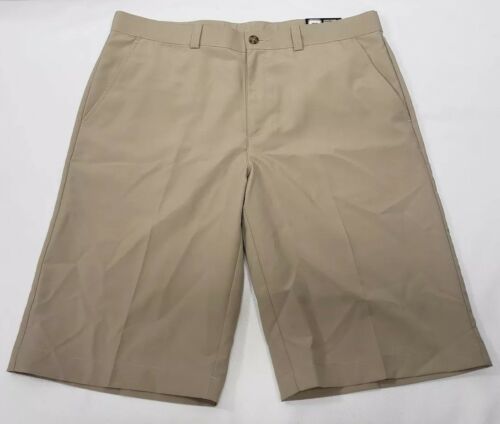 New PGA TOUR Boys Adjustable Waist Golf Shorts Khaki Size XL (18/20)
