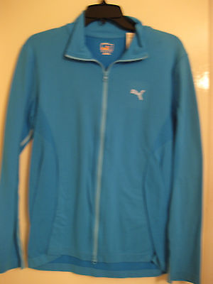 New Puma Ladies Seamless Track Jacket - Diva Blue - XL