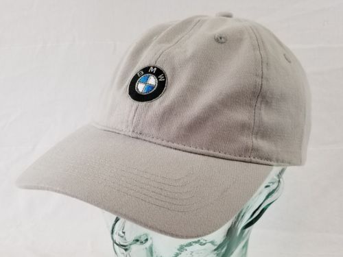 BMW hat tan strapback nice logo embroidered