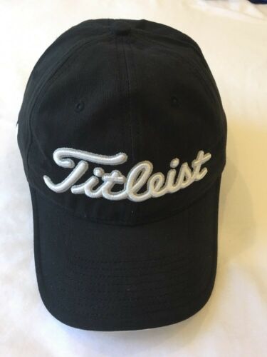 Titleist FootJoy FJ  Golf Cap Hat Adjustable Black/white