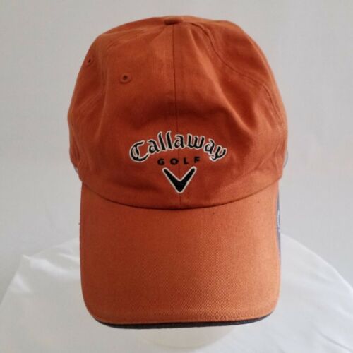 Callaway Golf Hat Embroidered Men’s One Size Ball Cap Burnt Orange Color