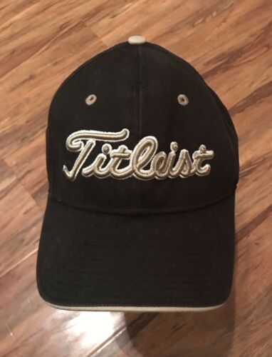 Titleist FJ Golf Pro Golf PGA Tour Hat Baseball Cap Truckers Hat Tennis Black