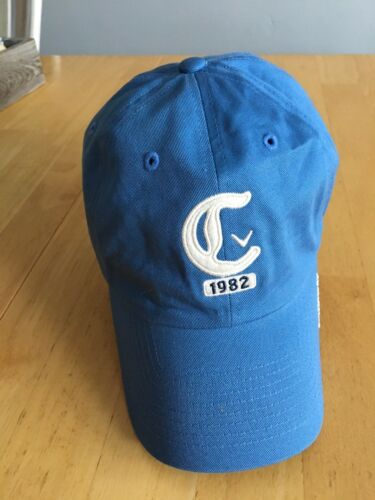 Callaway Golf Cap Light Blue With White Thread 100% Cotton Adjustable Back