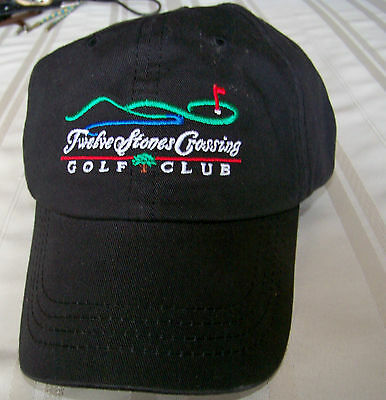 TWELVE STONES CROSSING CLUB GOLF CAP HAT Embroider Adjustable