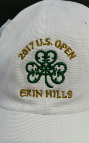 2017 U.S. OPEN Erin Hills White Adjustable Golf Cap w/ Commemorative Ball Marker