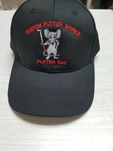 Brand New Custom Putter Works Putter Rat Golf Hat Fully Adjustable