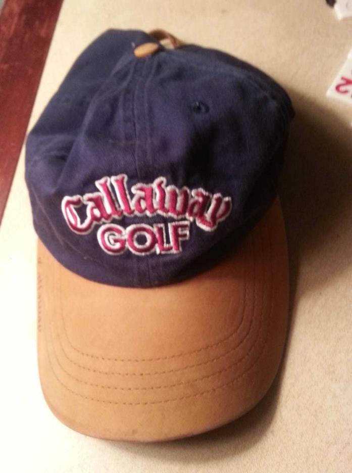 calloway golf hat leather