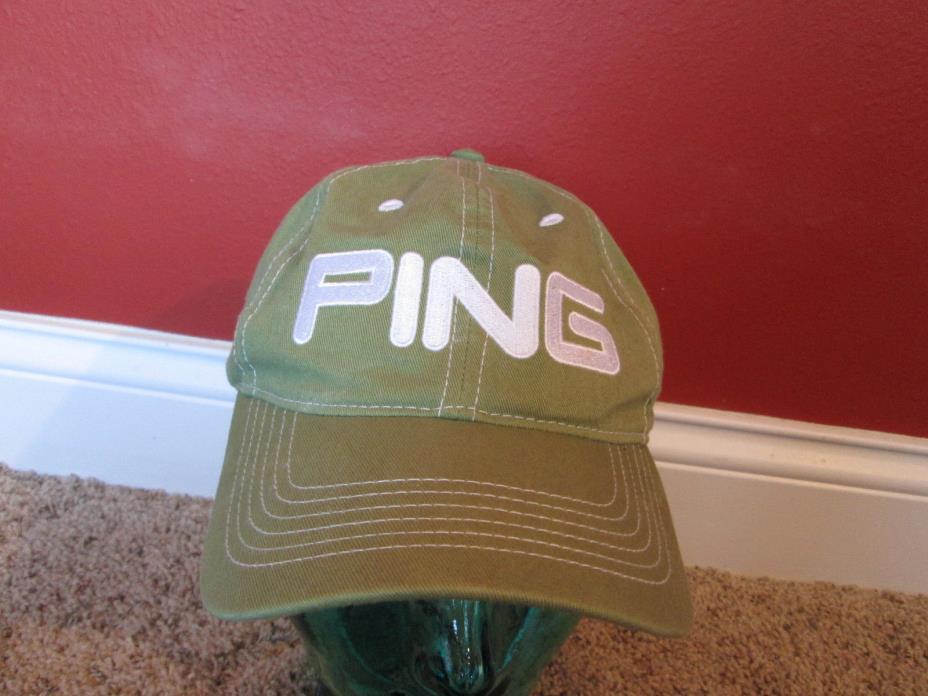 PING G 10 Golf Hat Cap green Adjustable Strap Back Baseball Sports