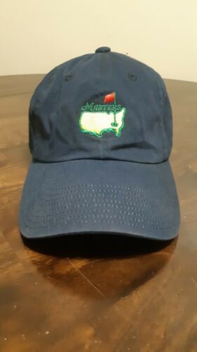 Masters American Needle Golf/Ball Cap/Hat Dark Blue Strap Back