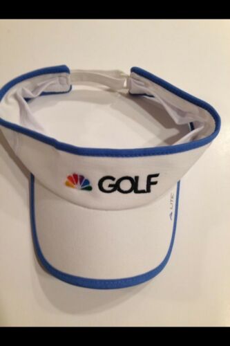 NBC GOLF ADJUSTABLE VISOR By Pacific Headwear Adult White