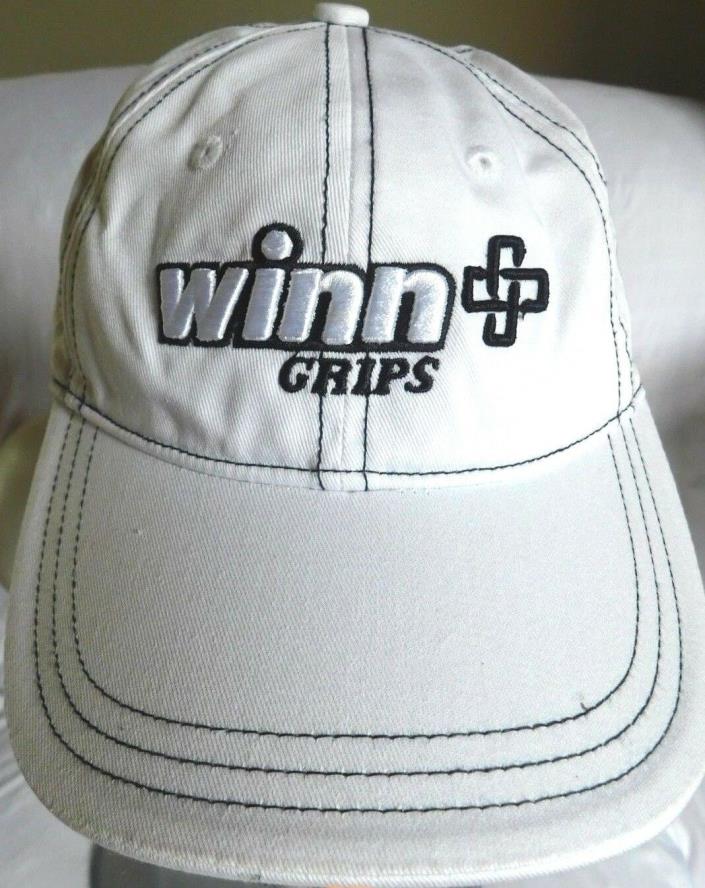 WINN GRIPS - ADJUSTABLE (58cm) STRAP BACK BALL CAP HAT!