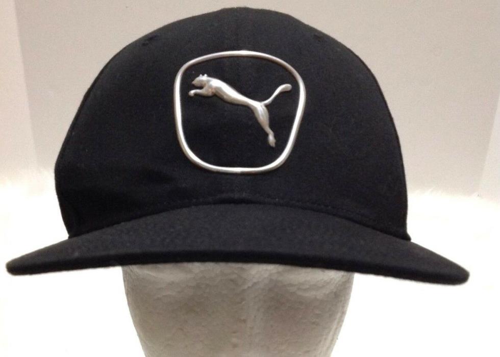 PUMA cat patch Men's Dry Cell Black Snapback Truckers Golf Baseball Hat Cap New