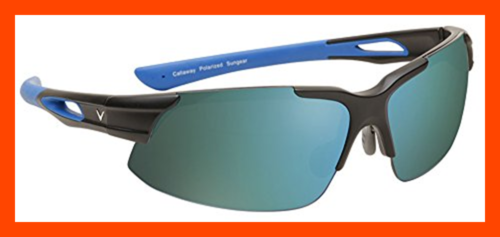 Callaway Sungear Peregrine Golf Sunglasses Matte BLACK Plastic Frame Black