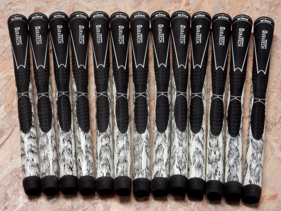 NEW (13) Winn DuraTech Performance Hybrid Golf Grip Pack (Standard, 60R, Black)