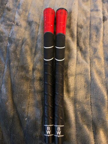 2 BLACK WIDOW HYBRID GOLF GRIPS