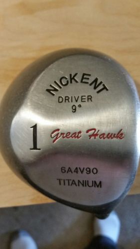 Nickent Great Hawk 9* driver head, right handed men's, Big Bertha clone.