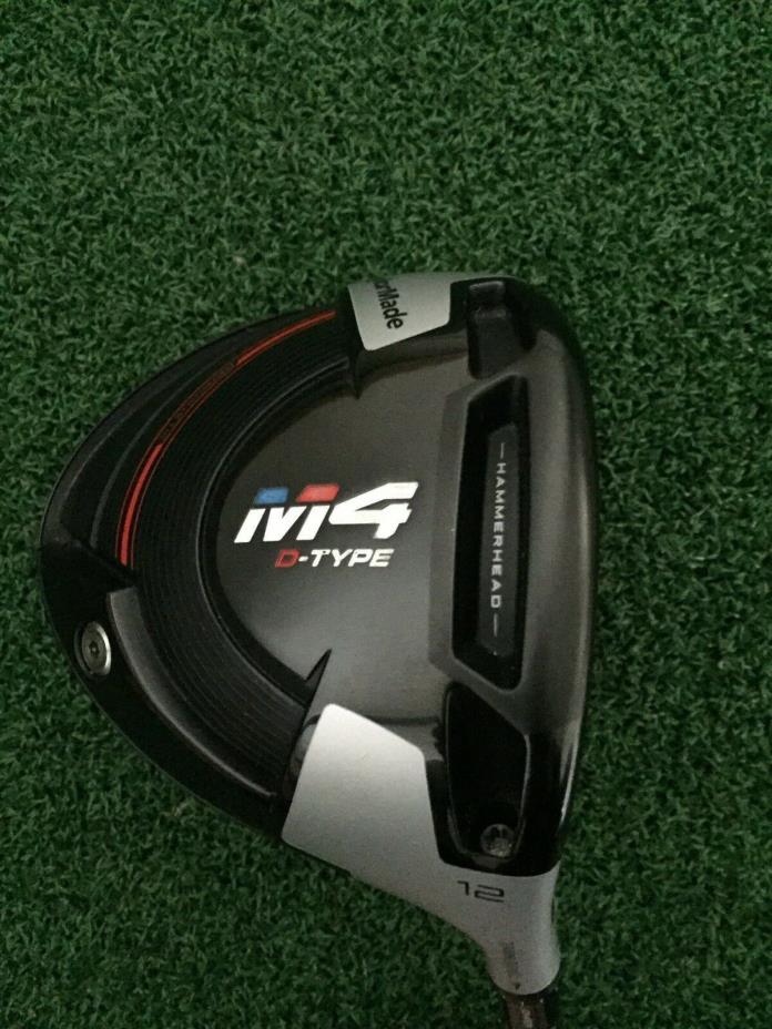 2018 TaylorMade (RH) M4 D-Type Driver Head 12 Degrees