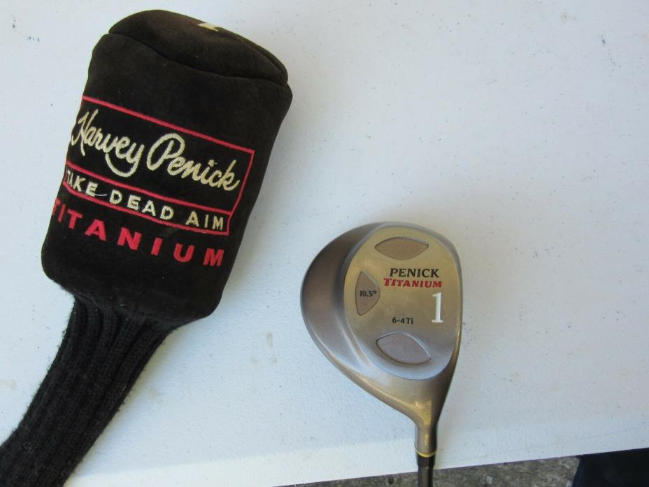 HARVEY PENICK TAKE DEAD AIM, 10.5 Driver with Head Cover