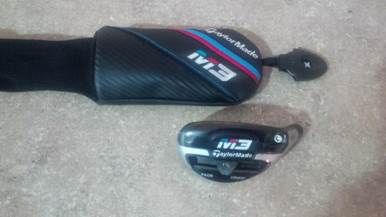 TAYLORMADE M3 RIGHT HANDED 17 DEGREE HYBRID CLUB HEAD & M3 HEAD COVER
