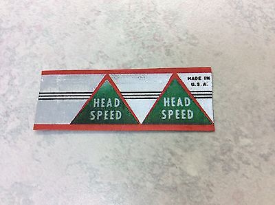 Head Speed putter shaft band label restore 8802 or Wilson Arnold Palmer