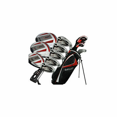 Bullet .444 Complete Set (Black/Red, 10pc, Steel Uniflex, LEFT) NEW