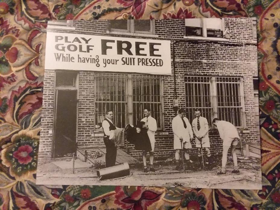 Free Suit Press While You Wait~ ~Poster~PGA~Golf~Golfer~Poster~14