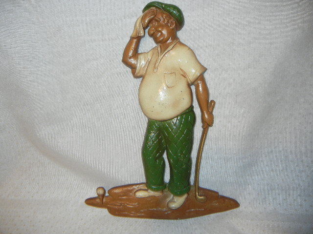 VINTAGE GOLF WALL DECOR by SEXTON USA 1967 CAST ALLUMINUN 12