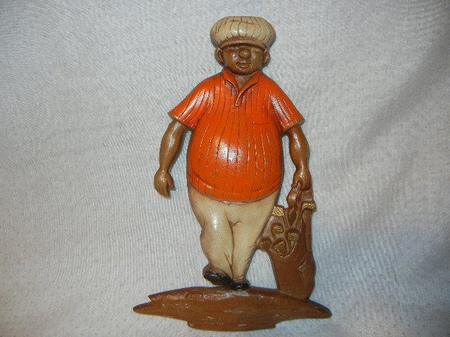 VINTAGE GOLF WALL DECOR by SEXTON USA 1967 CAST ALLUMINUN 12