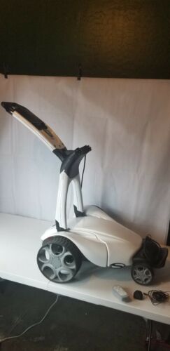 Stewart X9 Follow Remote Controlled Golf Bag Cart Caddy - pearl white