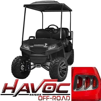 Yamaha G29/Drive HAVOC Off-Road Body Kit in Black (2007-2016) Golf Carts (N)