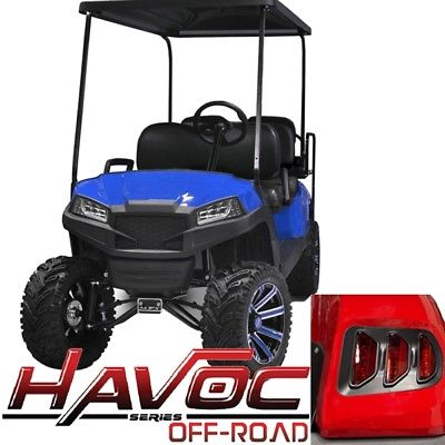 Yamaha G29/Drive HAVOC Off-Road Body Kit in Blue (2007-2016) Golf Carts (N)