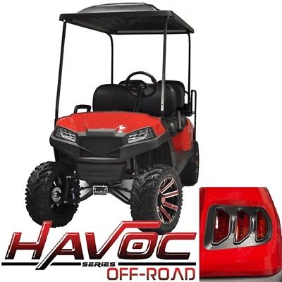 Yamaha G29/Drive HAVOC Off-Road Body Kit in Red (2007-2016) Golf Carts (N)